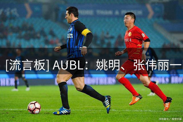 [流言板] AUBL：姚明、张伟丽一同观战清华对阵上海交大半决赛